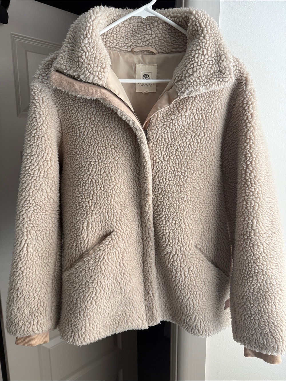 RipCurl Cream Sherpa Jacket - Women